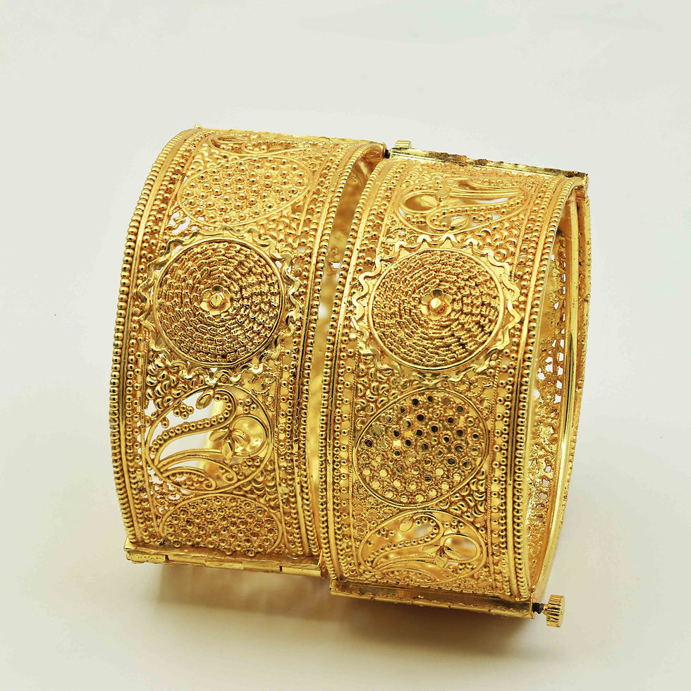 Thumbnail: 22K gold plated bangles