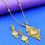Miniature : Forming Pendent Set | Wholesale Fashion 14K 18K 24K Micro Gold Chain Pendent Set