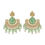 الصورة المصغرة: Kundan Earrings |Traditional Earring | Wedding Earring | Chandbali kundan Earrin