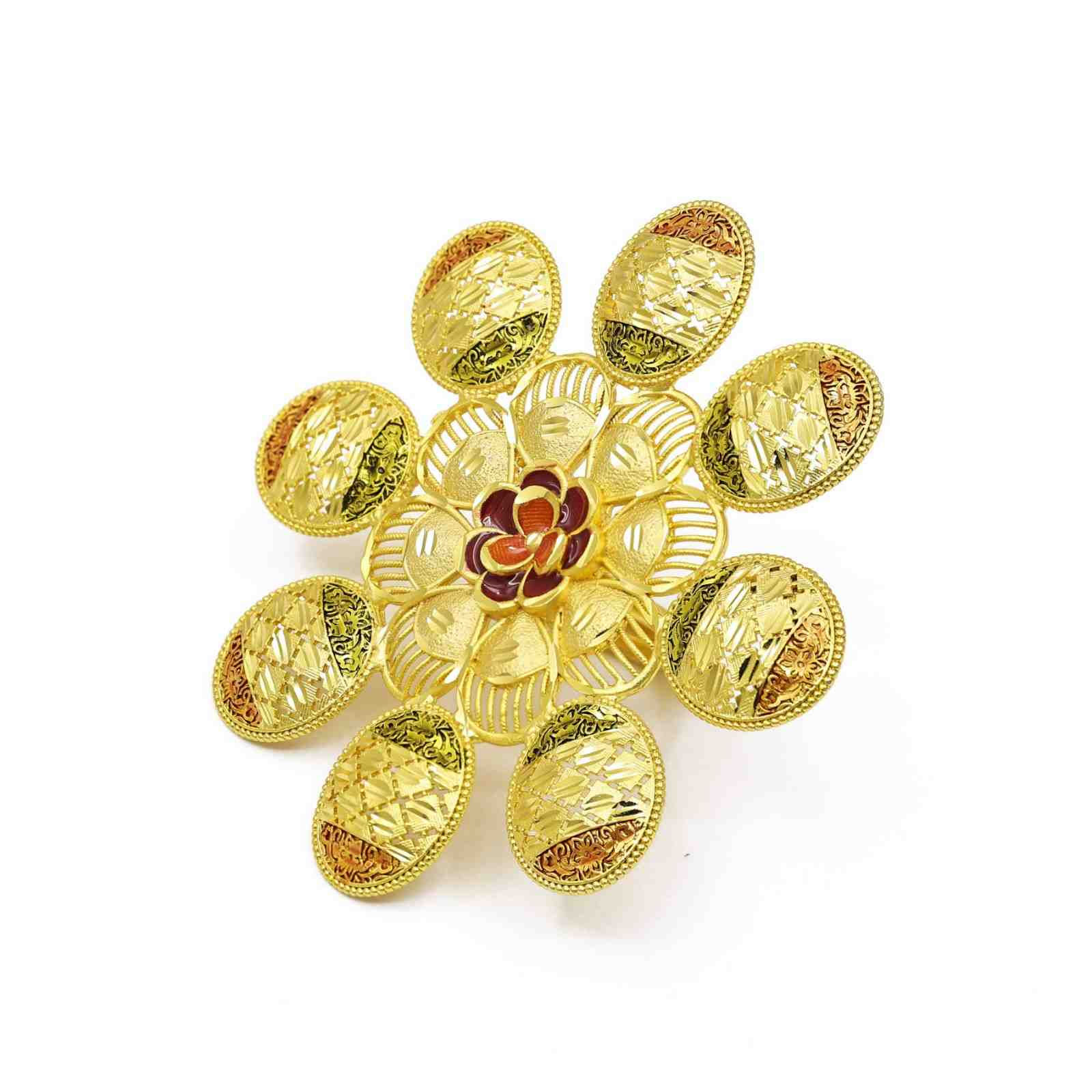 Forming Finger Ring | 14K18K24K Micron Gold African Turkish Bridal Fashion Rings