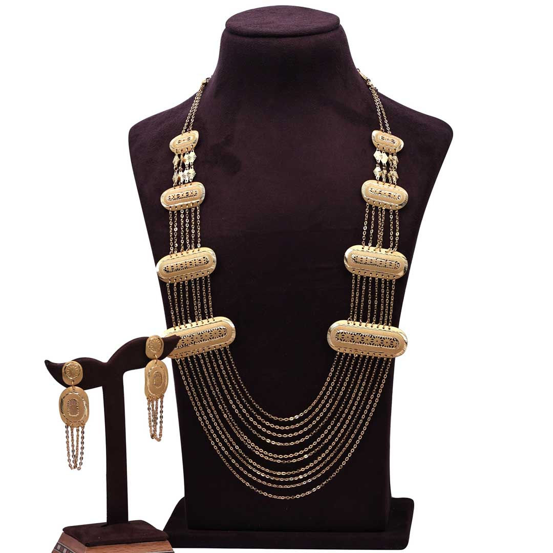 Long Forming Necklace| Traditional Jewelry| Fashion Jewelry| Gold Filled Jewelry