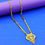 Miniature : Mangalsutra| Wholesale 24K Micro Gold Pendant Mangalsutra Indian Wedding Jewelry