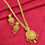 Miniature : Long Forming Necklace | 14K 18K 24K Micro Gold Floral Design Fashion Jewellery