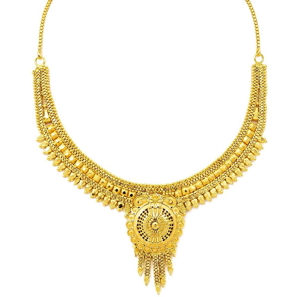 الصورة المصغرة: Forming Necklace | 14K 18K 24K Dye Gold Plated Dubai Style Fashion Jewellery Set