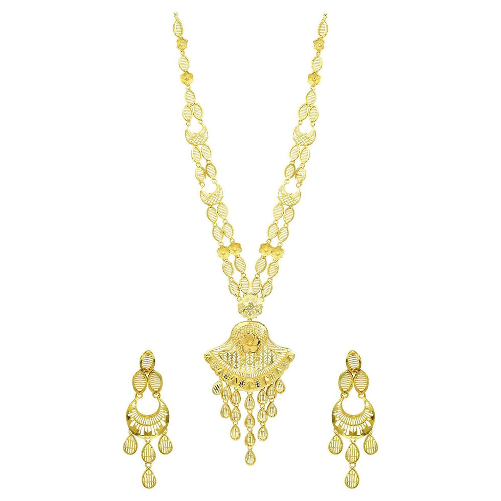 Thumbnail: Long Forming Necklace | 14K 18K 24K Micron Gold Filled Turkish Fashion Necklace