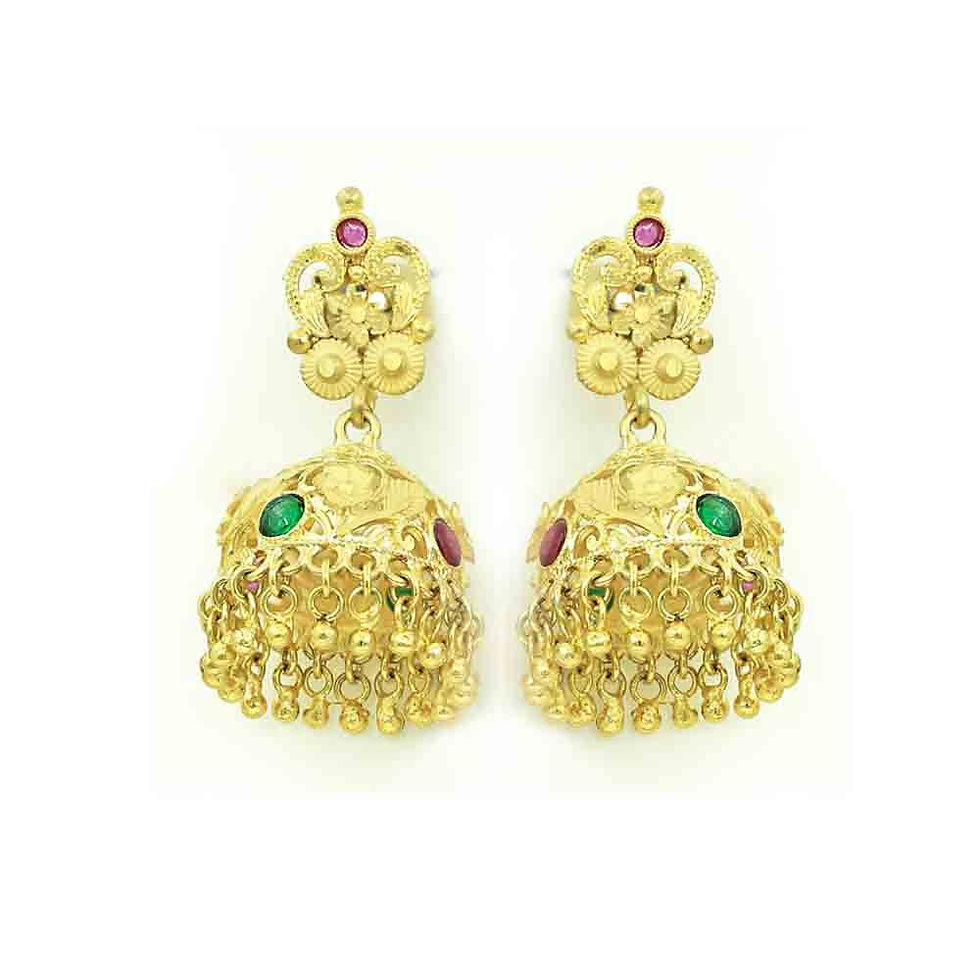 थंबनेल: Forming Necklace | Wholesale 14K 18K 24K Gold Traditional Floral Design Necklace