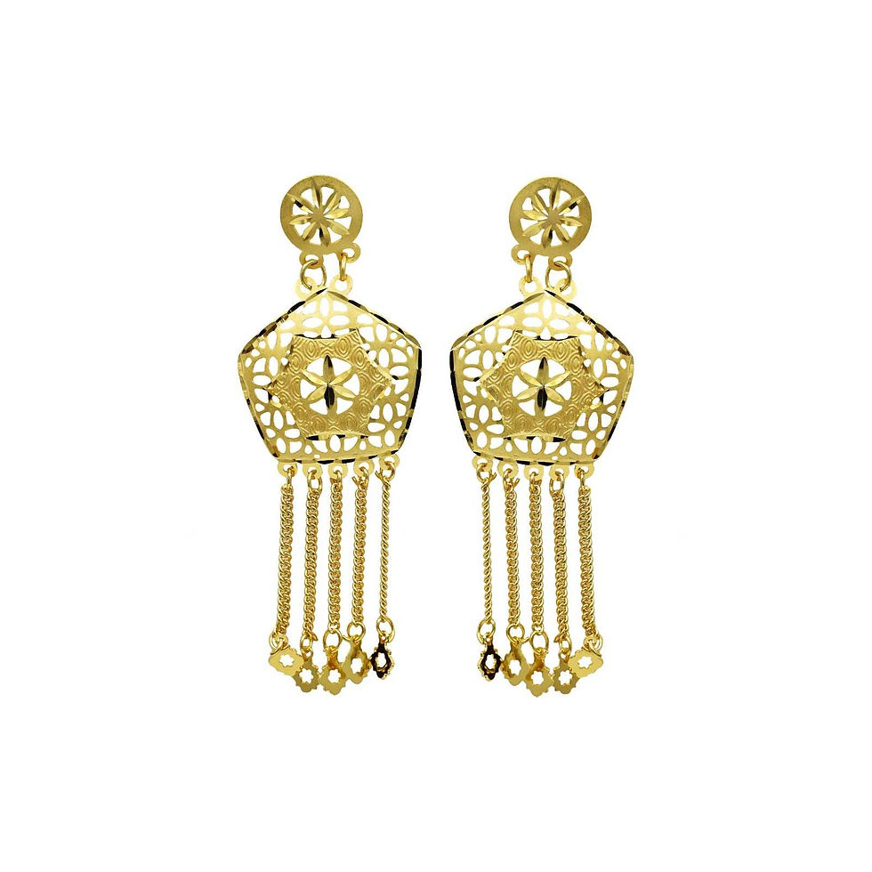 الصورة المصغرة: Long Forming Necklace | Dubai Style 14K 18K 24K Gold Filled Turkish Fashion Set