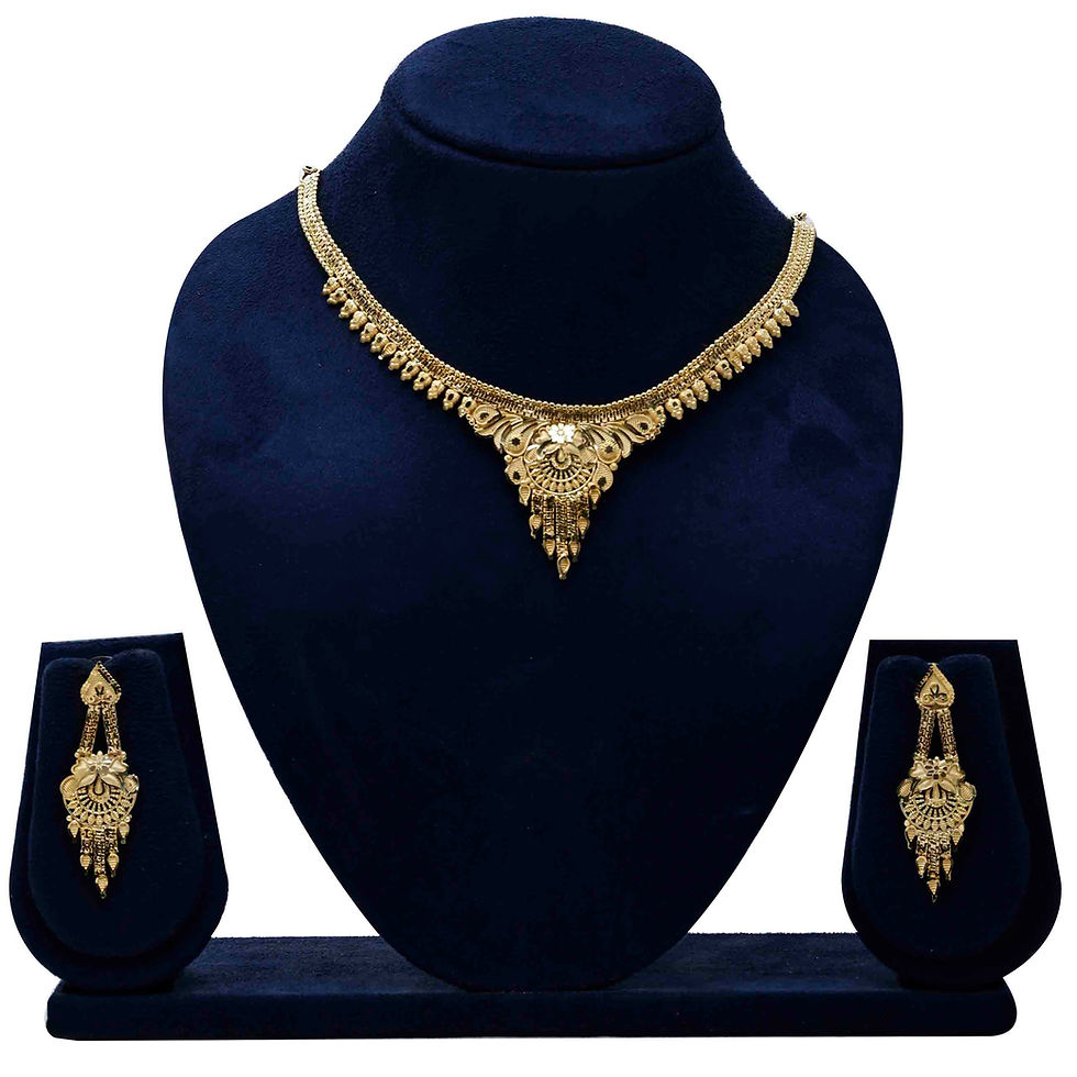 Thumbnail: Forming Necklace | Wholesale 14K 18K 24K Gold Plated Fashion Jewelry Luxury Set