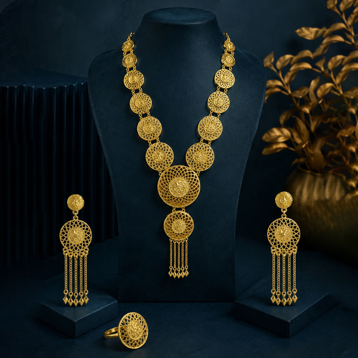 Long Forming Necklace| Fashion Jewelry | Gold Filled Jewelry | Luxury Jewelry