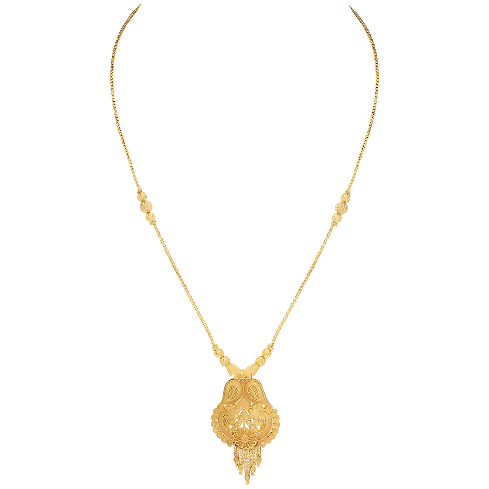 Thumbnail: Forming Necklace | Traditional & Occasion | Wedding Gold Jewelry for Women