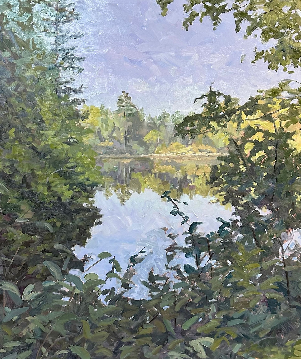 Finding Promise 42x40 oil on panel