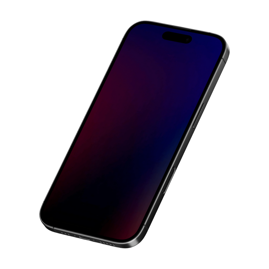 A modern smartphone with a dark screen and protective case. My Site 1