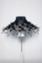 Sally-Ann Provan - Royal Ascot Millinery Collective 2023 - Pirouette hat  - back view