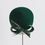 Thumbnail: Eri winter felt 60s pillbox hat with bow - back view