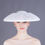 Thumbnail: Rai coolie style hat with transparent brim and inlaid flowers