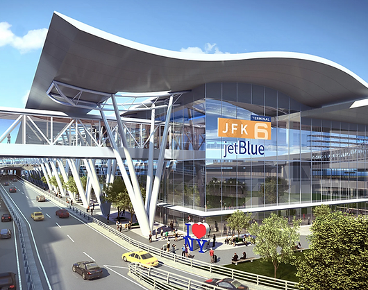 Terminal 6 Building, JFK Airport, NYC, USA