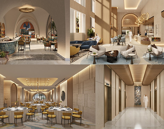 Mediana Hotel Interior, Saudi Arabia, UAE