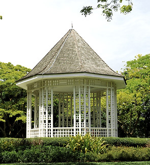 Gazebo Surrounded by Trees