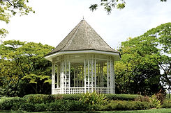 Gazebo Surrounded by Trees