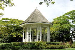 Gazebo Surrounded by Trees