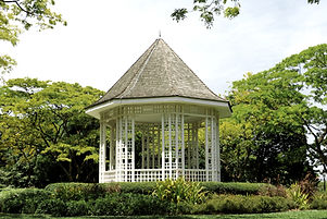 Gazebo Surrounded by Trees