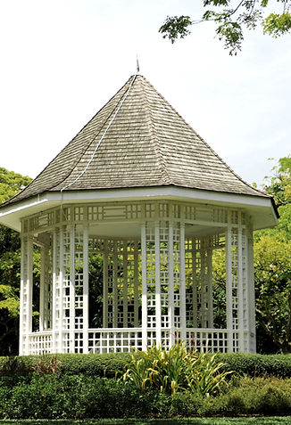 Gazebo Surrounded by Trees
