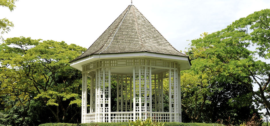 Gazebo Surrounded by Trees
