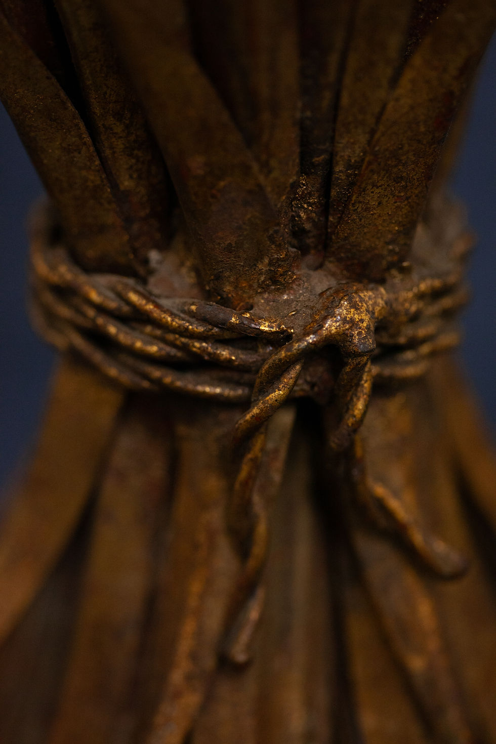 Thumbnail: FREESTANDING WHEAT SHEAF LAMP