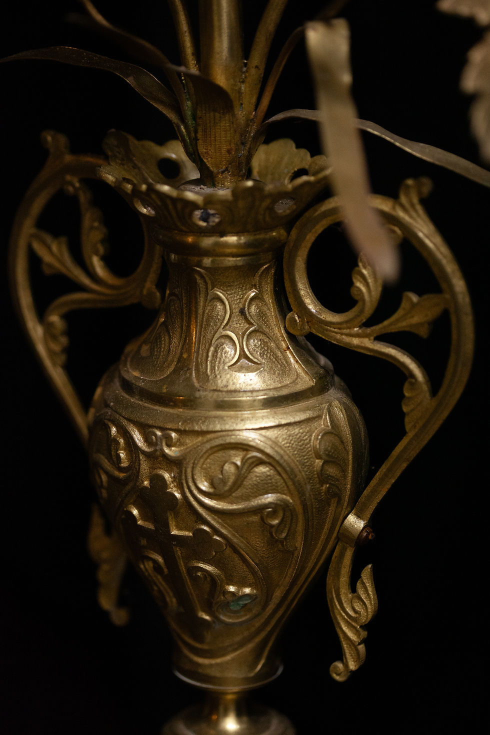 Thumbnail: HUGE FREESTANDING BRONZE CANDELABRA