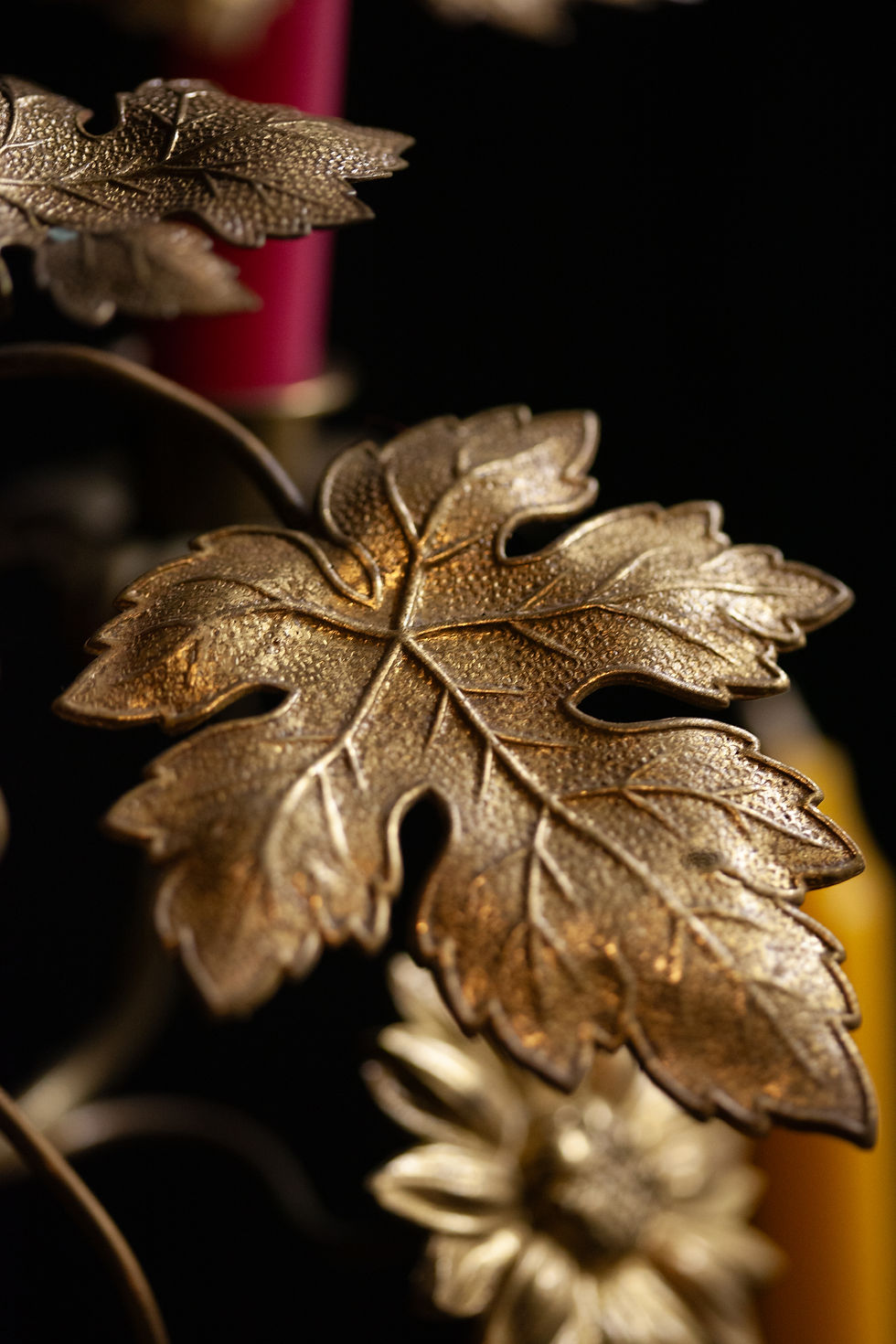Thumbnail: HUGE FREESTANDING BRONZE CANDELABRA