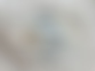 Floral-patterned ice cream popsicle resting on a vintage-style blue-and-white ceramic platter with scalloped edges, styled on a textured white surface.