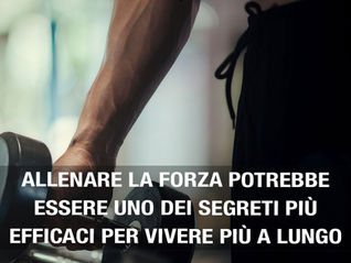 ALLENARE LA FORZA POTREBBE ESSERE UNO DEI SEGRETI PIÙ EFFICACI PER VIVERE PIÙ A LUNGO