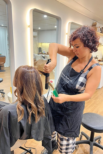 Hair Stylist at Work