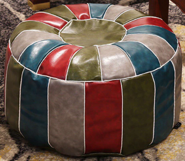 Colourful Retro Ottoman
