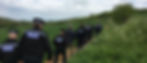 Craig Fellowes MBE conducting Badger Trust training for police forces in the field