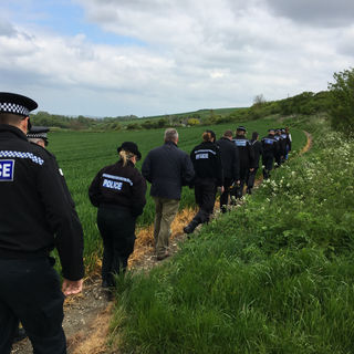 Police appeal for information after badger butchered and hung from tree