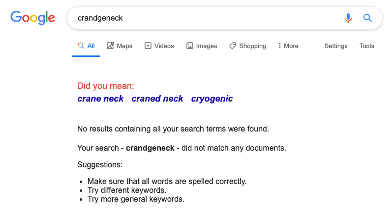 Search for crandgneck