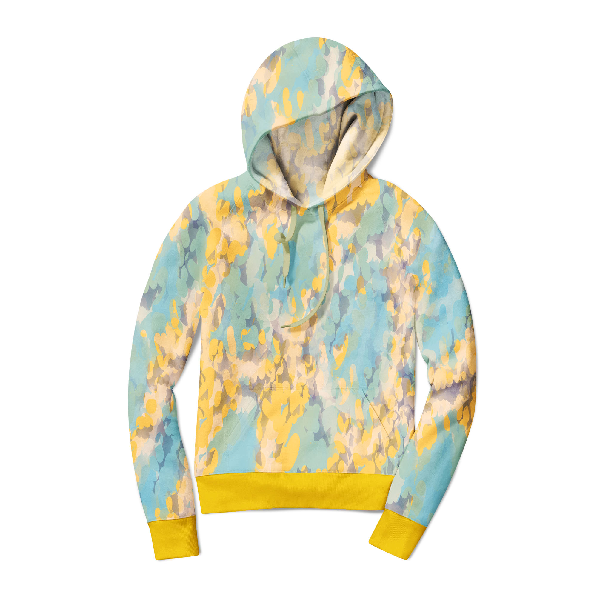 Lying Half Abstract Yellow Gold