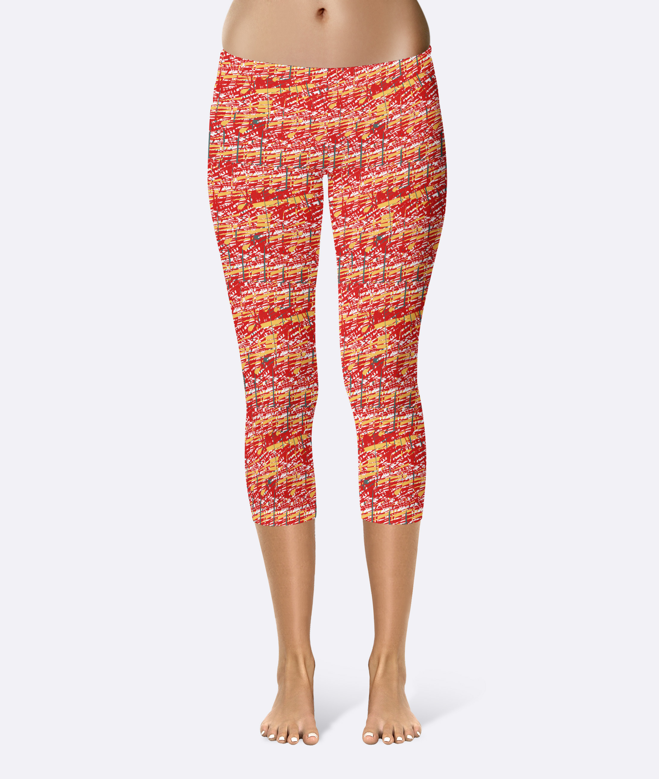Short (2) Abstract Red
