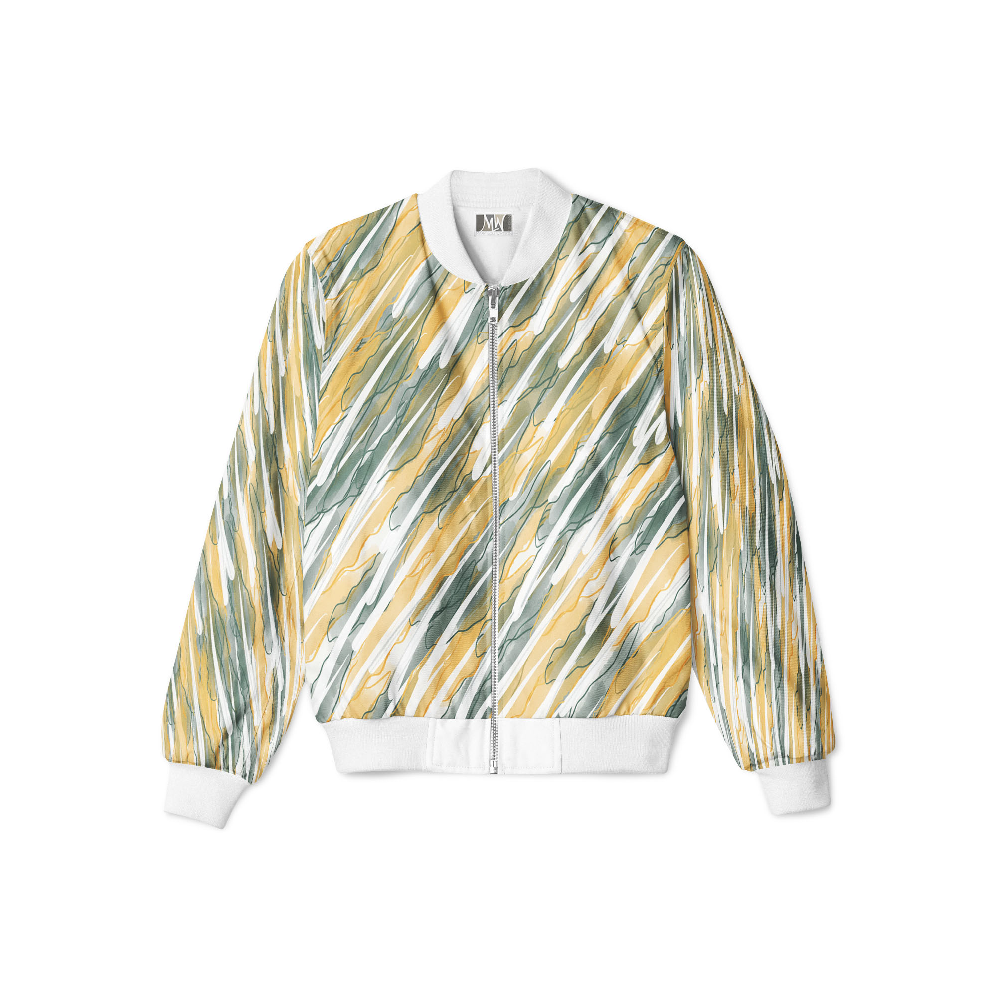 Front Green leaves bomber
