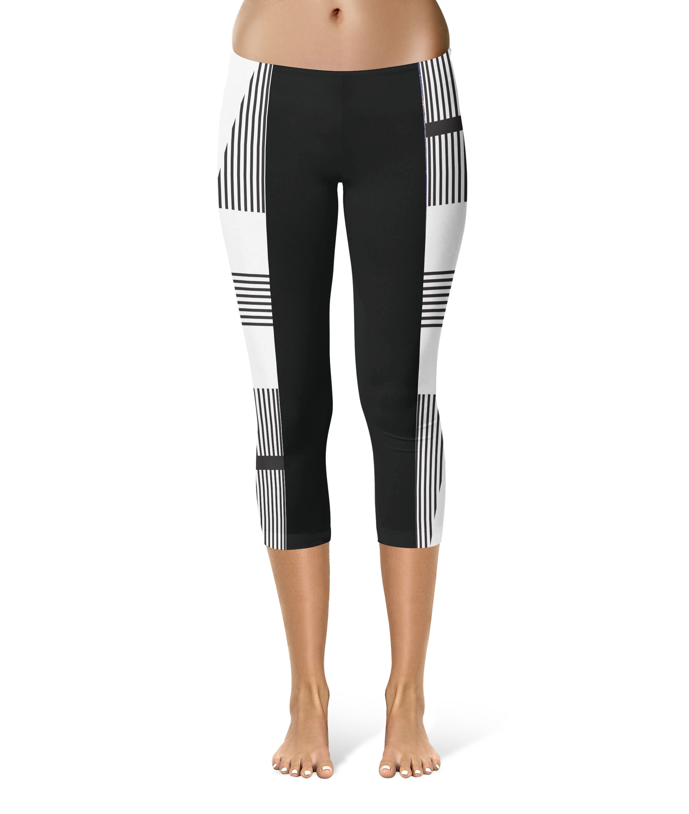 black white stripe short 1