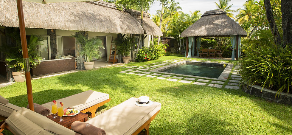 Villa de luxe bord de mer avec piscine à Belle Mare
