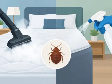 Bed Bug Steam vs Spray - What Works Best