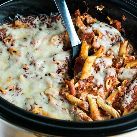 Crock Pot Baked Ziti