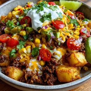 Loaded Potato Taco Bowl