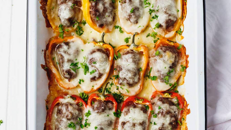 Cheeseburger Stuffed Peppers