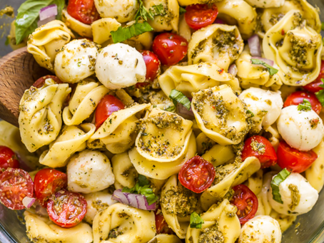 Pesto Tortellini Pasta Salad