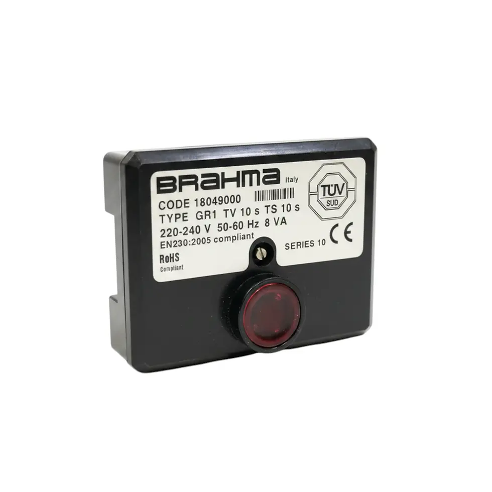 Brahma GR1 S10 automatic burner control box controller. Part 1804900.