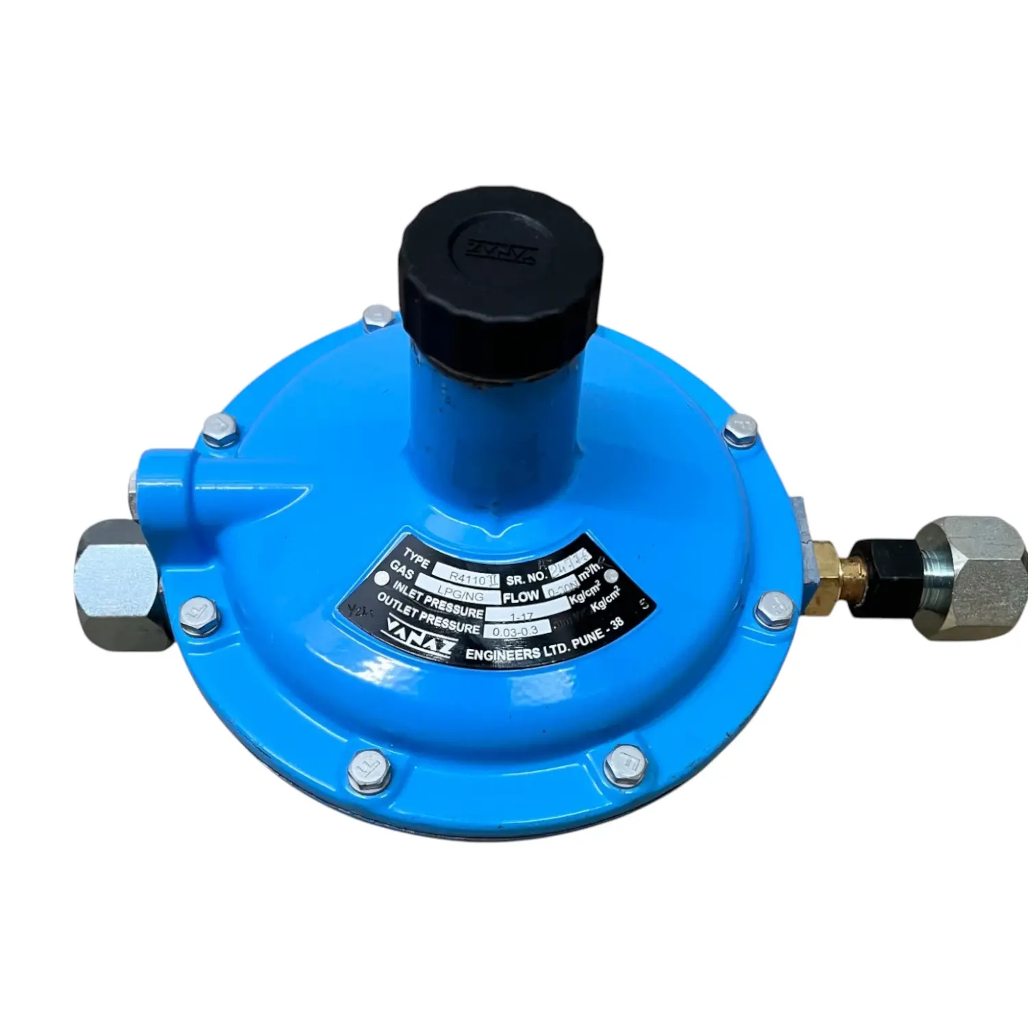 Vanaz R4110 II technical specification and model code label.