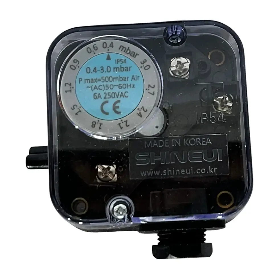 Shineui SAPS-3V air differential pressure switch compact housing unit.
